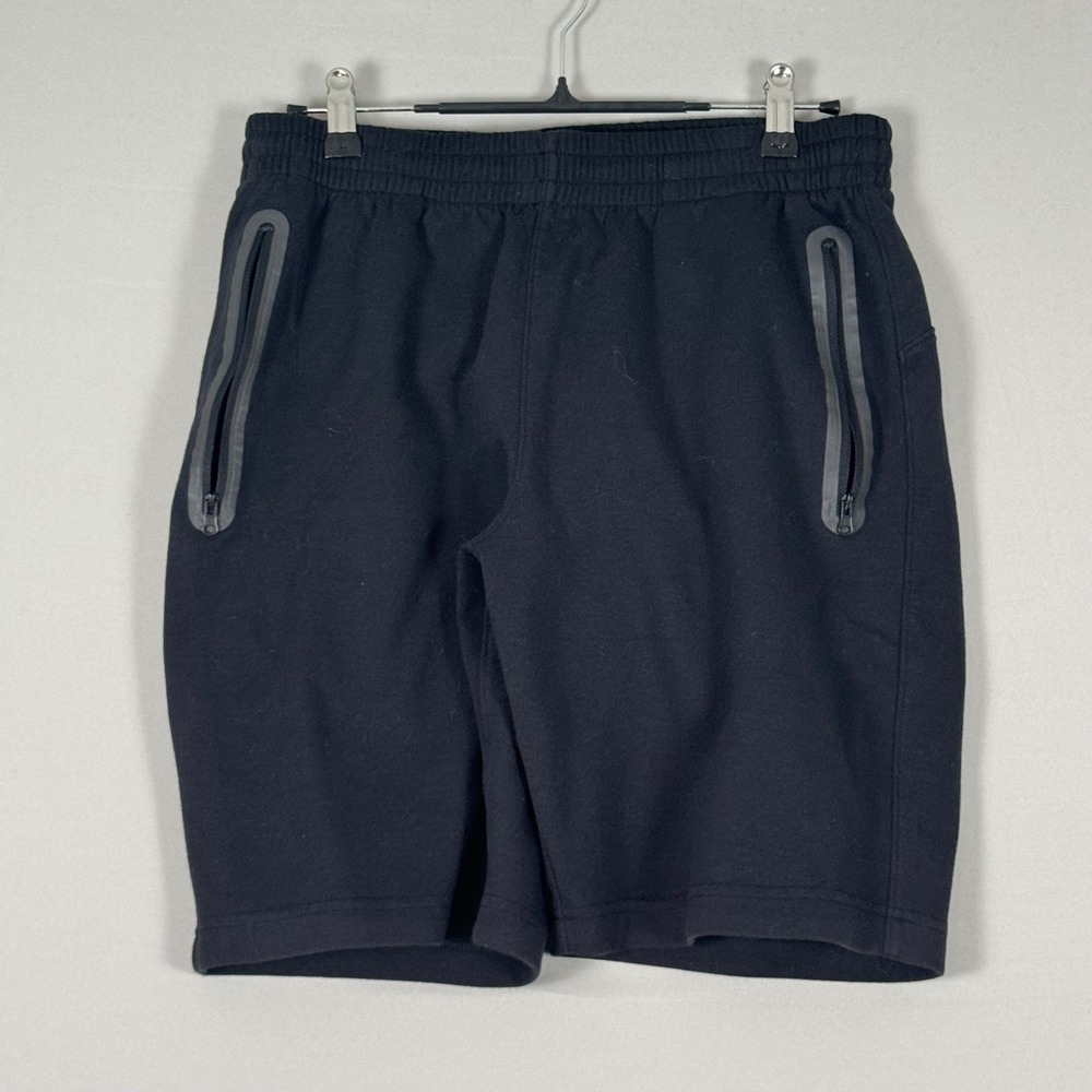 Old Navy Active Dynamic Fleece Shorts Men Small Black Excellent Zipper Pockets